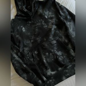 Huf Black Tie Dye Hoodie